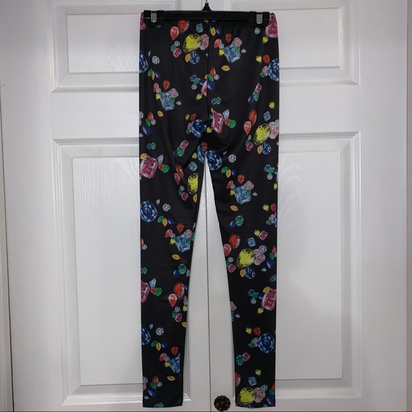 NEW Gemstone Crystal Diamond Leggings NWOT - Picture 5 of 6